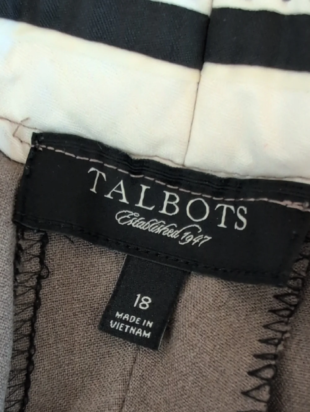 Talbots Signature Boot Cut Dress Pants Trousers 18 AC119 - Picture 7 of 12